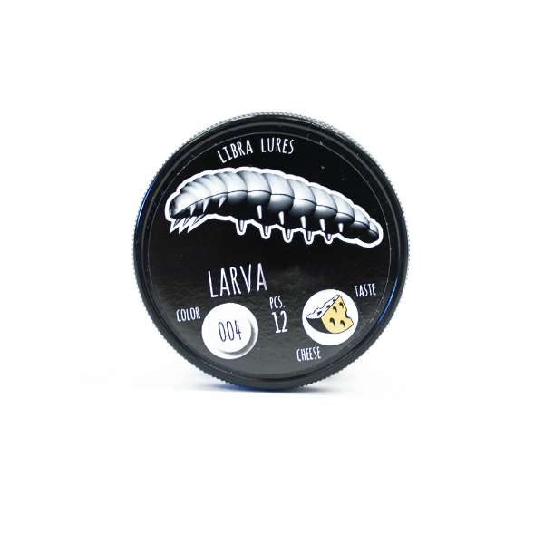Libra Lures Larve | Silver Pearl | 3cm | 15 Stuks