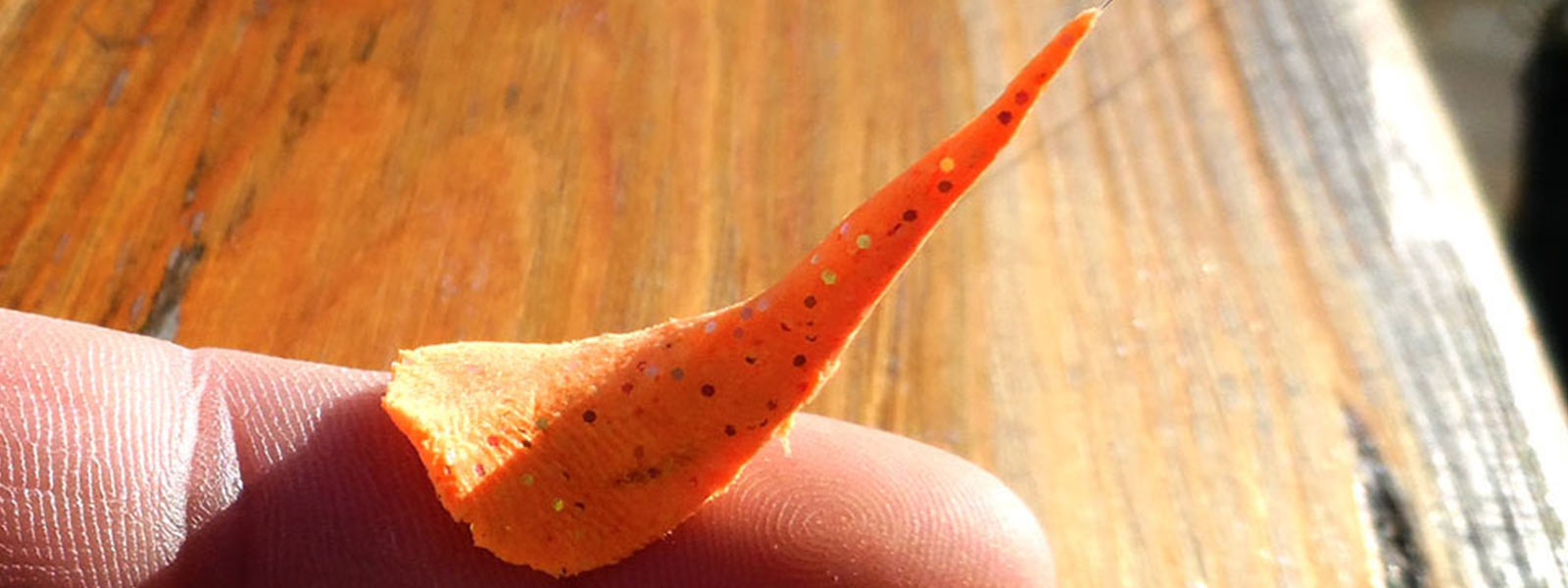 Vouw je powerbait voor een goede actie in het water