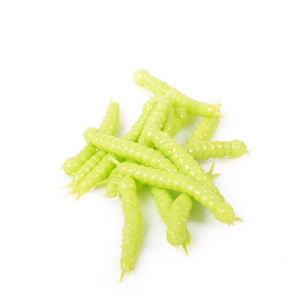Libra Lures Slight Worm | Apple Green | 3.8cm | 15 Stuks