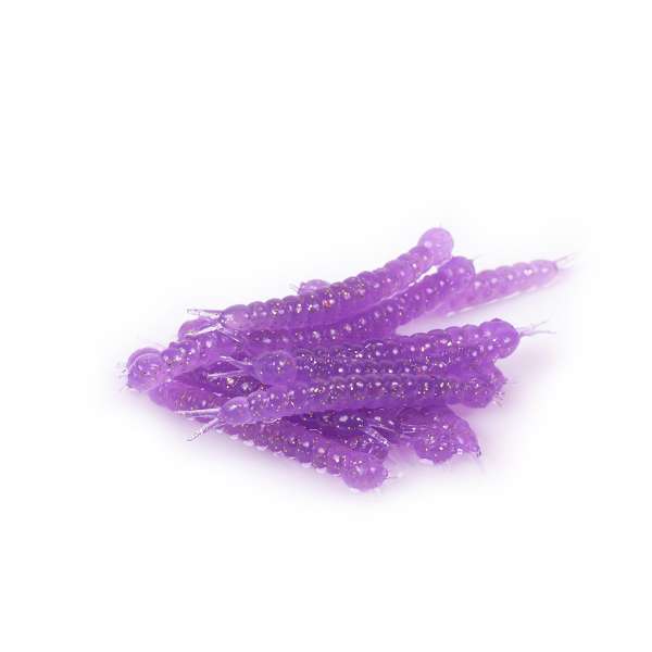 Libra Lures Slight Worm | Purple Glitter | 3.8cm | 15 Stuks