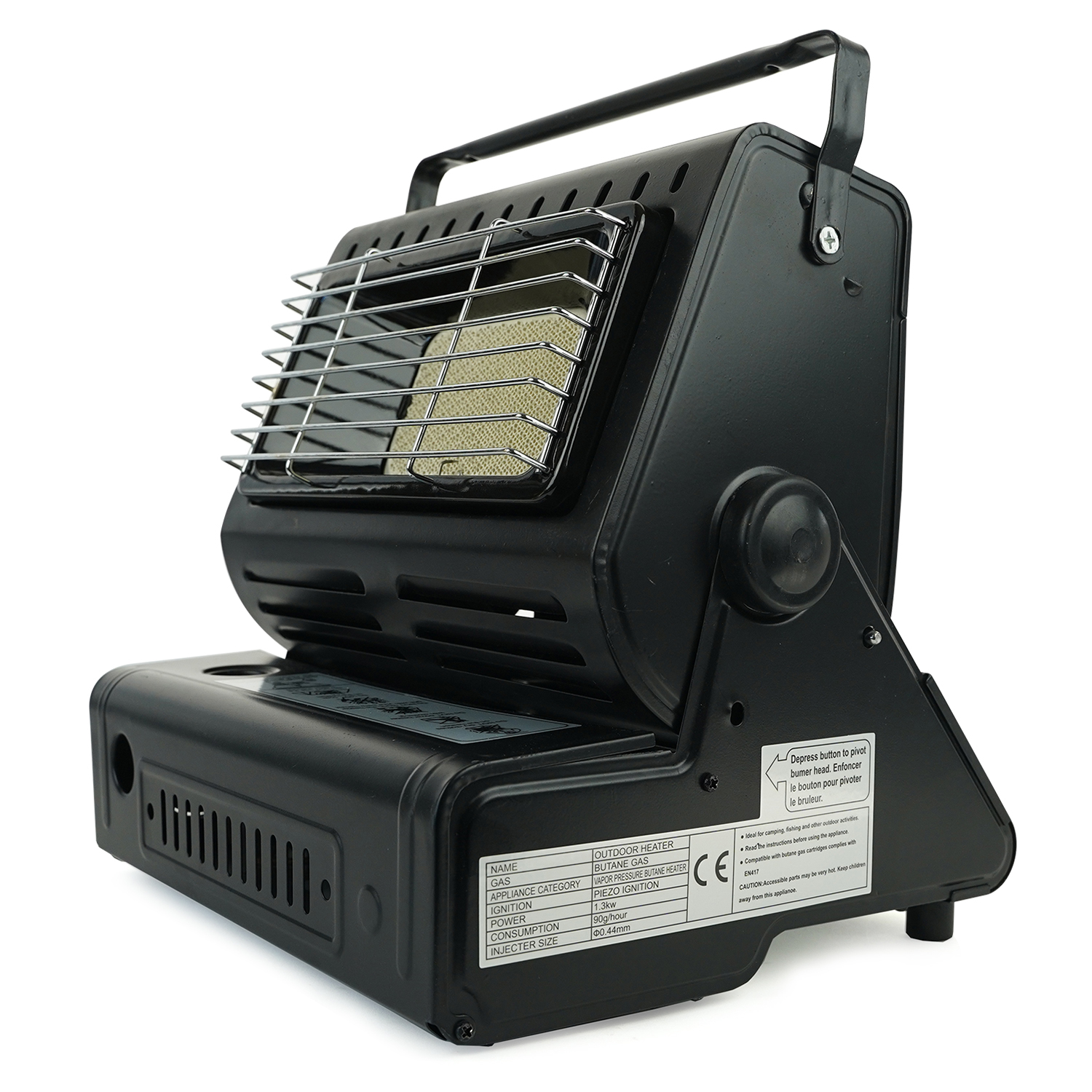 Eurocatch Réchaud et cuisinière à gaz - Ensemble de camping - 4 bonbonnes de gaz butane - Réchaud à gaz - Brûleur à gaz - Cuisinière - Chauffage