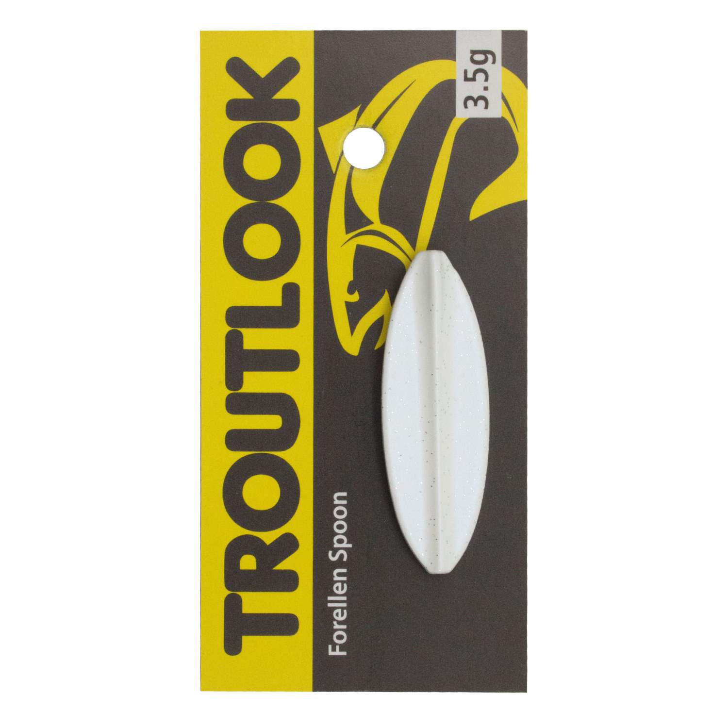 Troutlook - Hurricane - Inline Spoon - 4cm - 3,5gr - Black/White UV