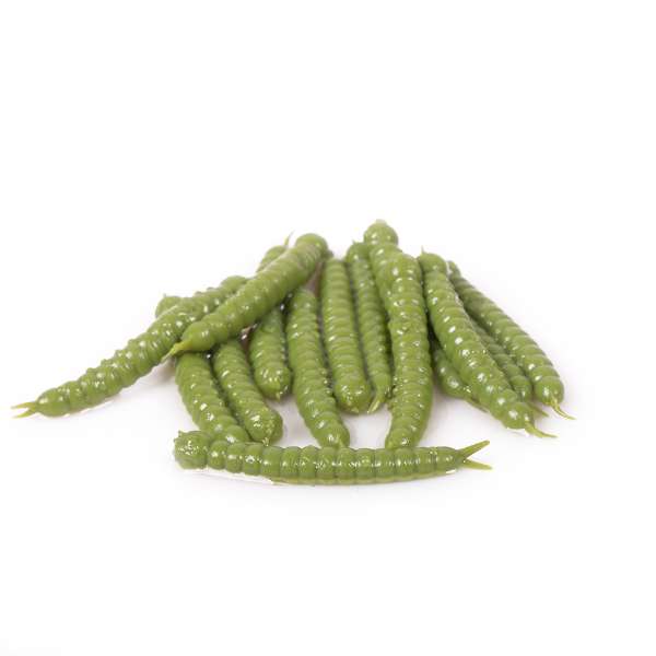 Libra Lures Slight Worm | Olive | 3.8cm | 15 Stuks