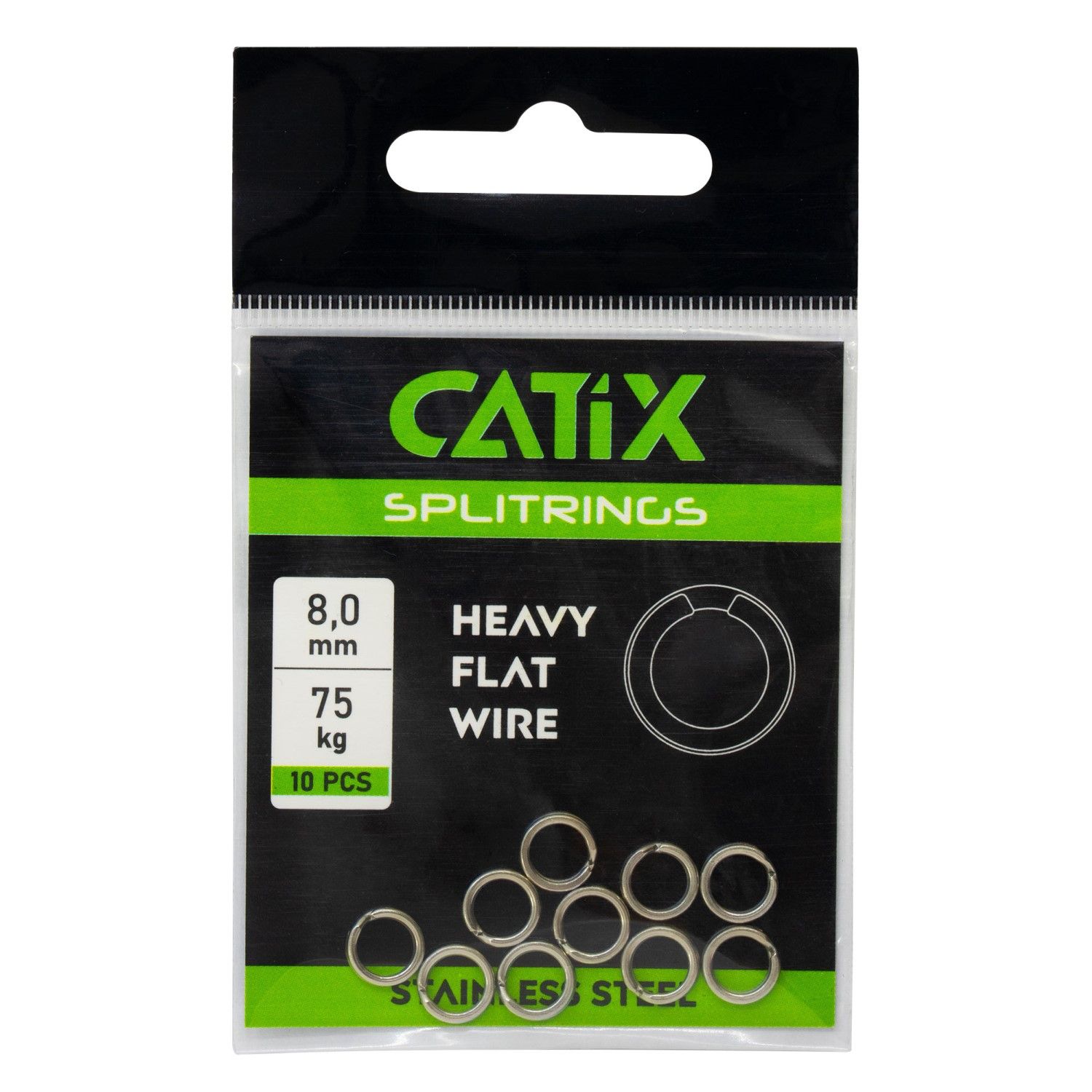 Catix Splitringen 150kg  10st 