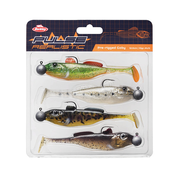 Berkley Pulse Realistisch | Grundel | 12cm | 4 Stück | Shad