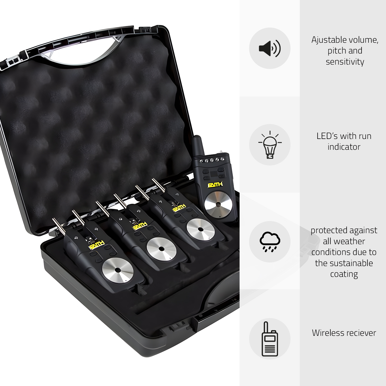 Faith Wicked Bite Alarm Set 3+1 - Beetmelderset