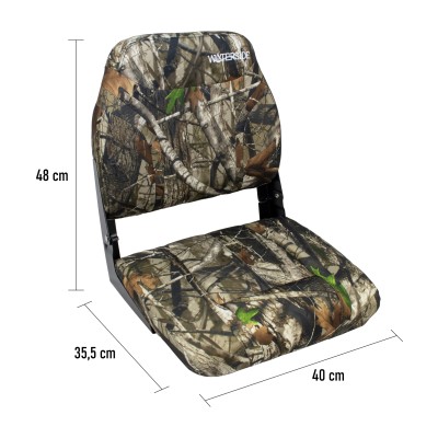 Waterside Captain Deluxe Boatseat | Realtree/Camou | Bootstoel