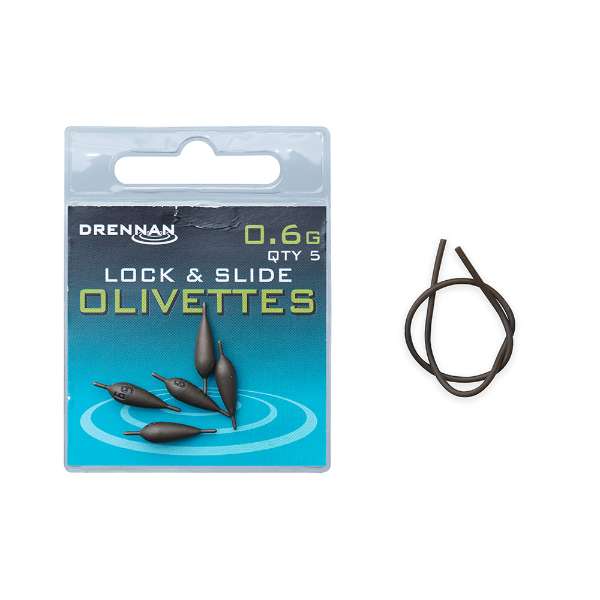 Drennan Olivettes Lock & Slide | Lood | 0.6g