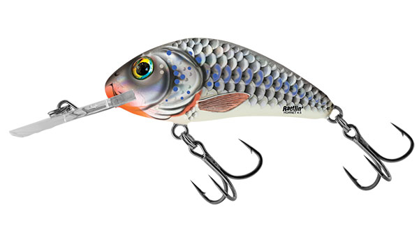 Salmo Rattlin' Hornet Floating - 4,5cm - Silver Holographic Shad