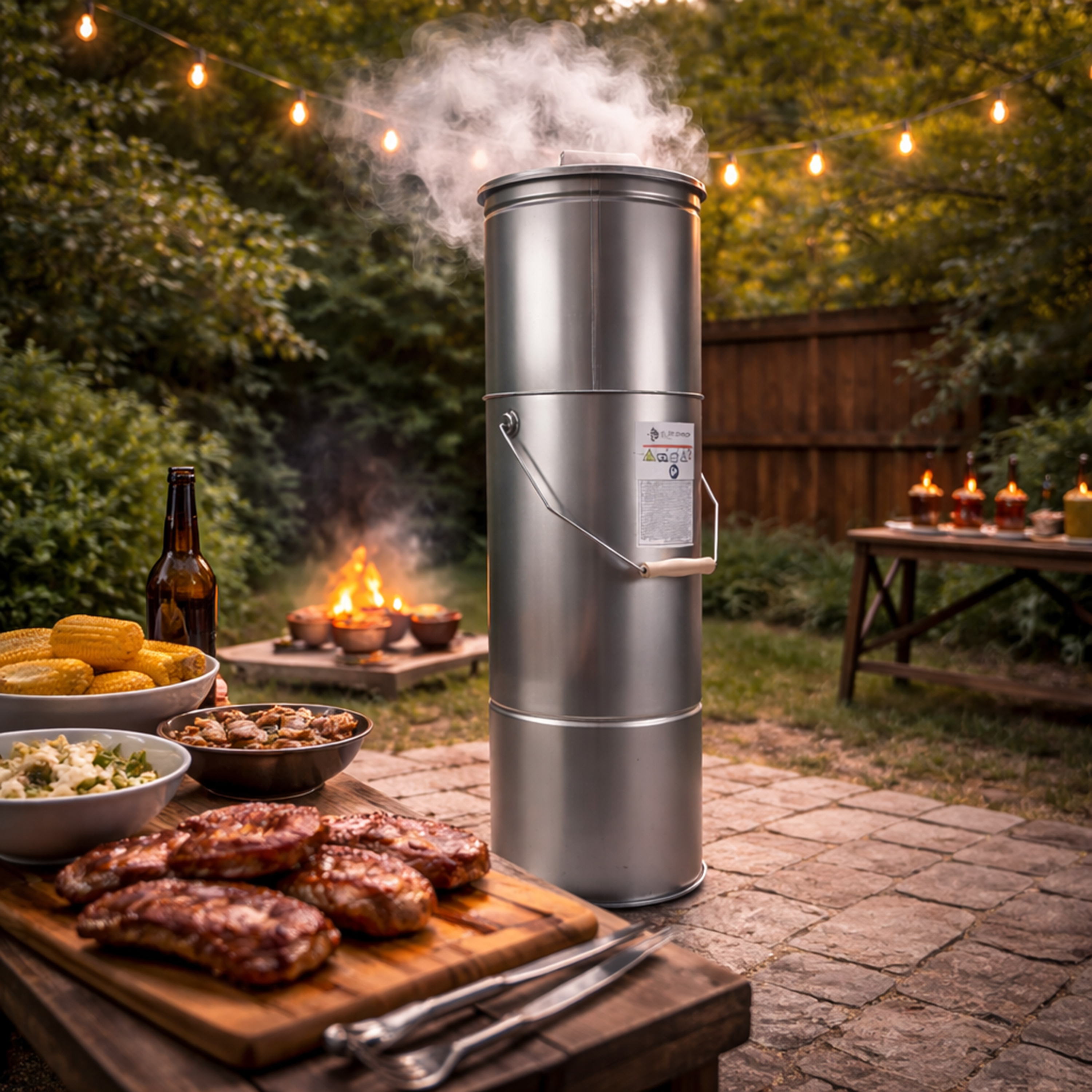 Eurocatch Rookoven Telescopisch Rond  – Complete Rookset voor Vis & Vlees