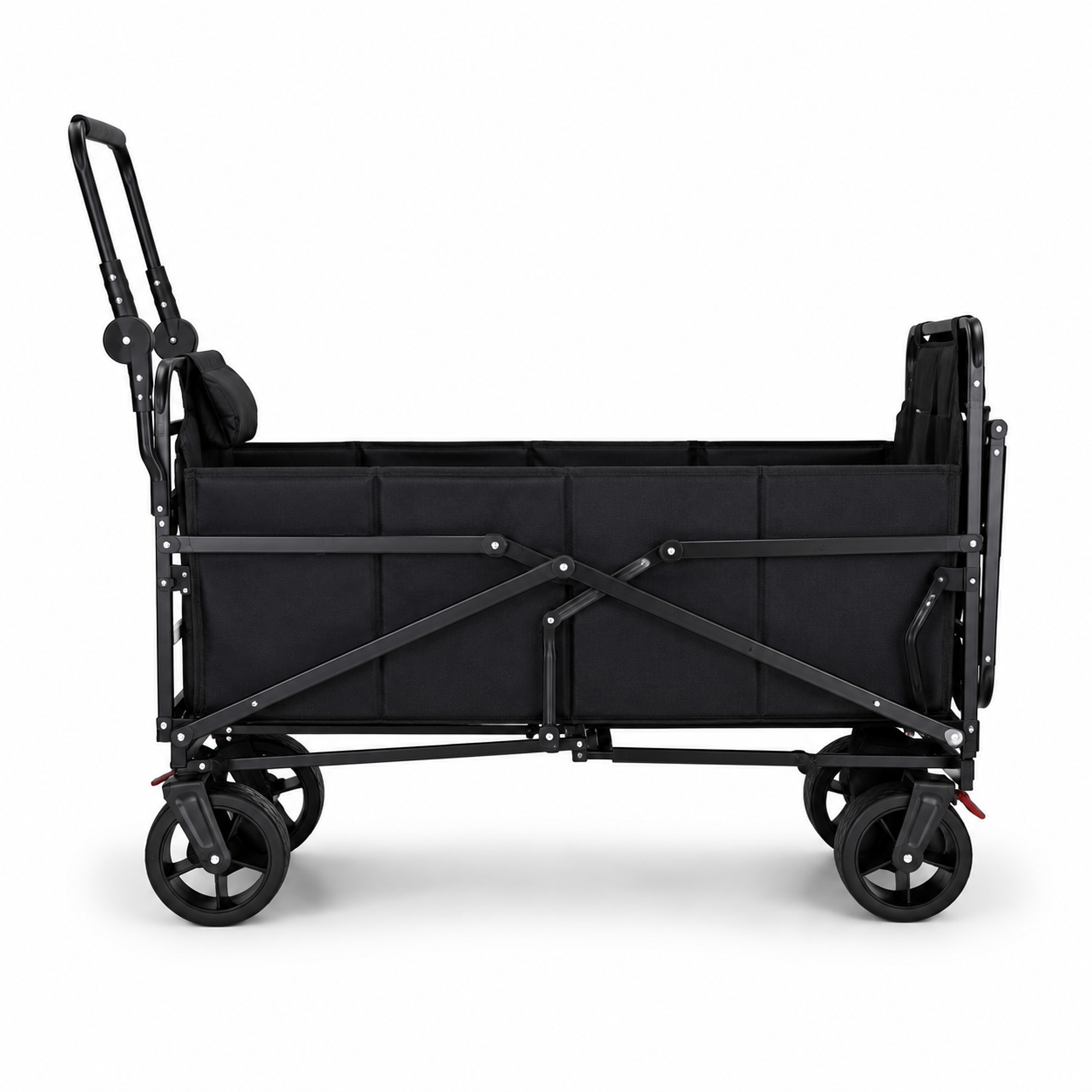 Eurocatch Folding wagon - Bedchair 400lbs - 85x53x74cm - Black