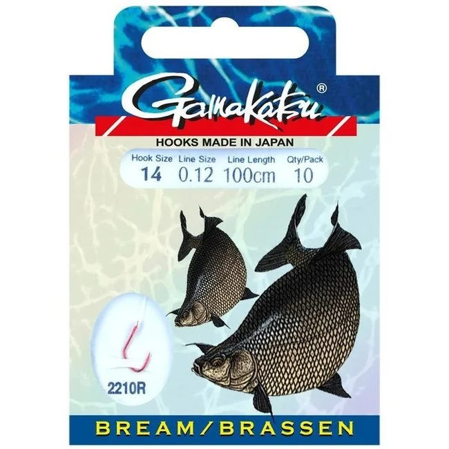 Gamakatsu Booklet Bream 2210R - Size #10-0.14mm - 100cm