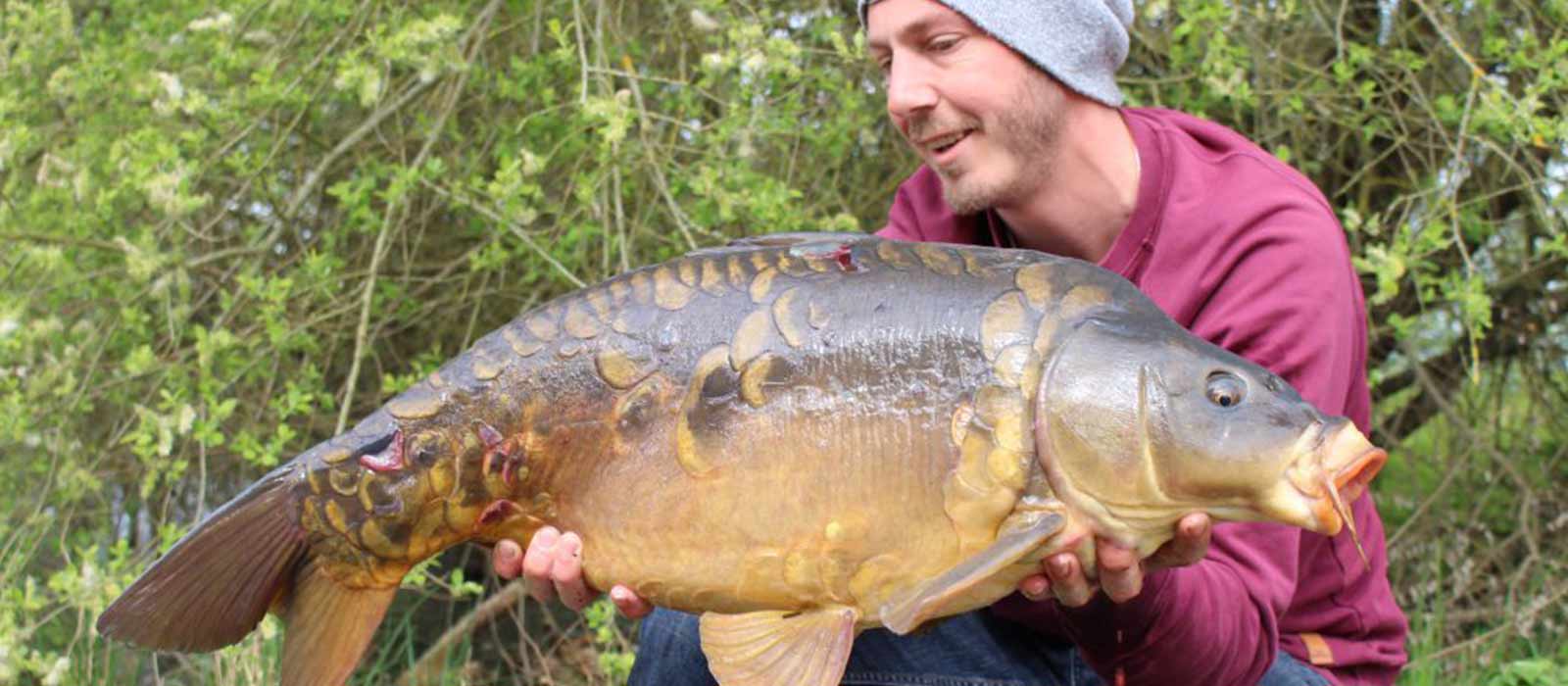 Spiegel vangst in de paaitijd