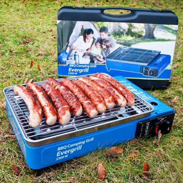 Evergrill BBQ Camping Grill | Incl. Transportkoffer
