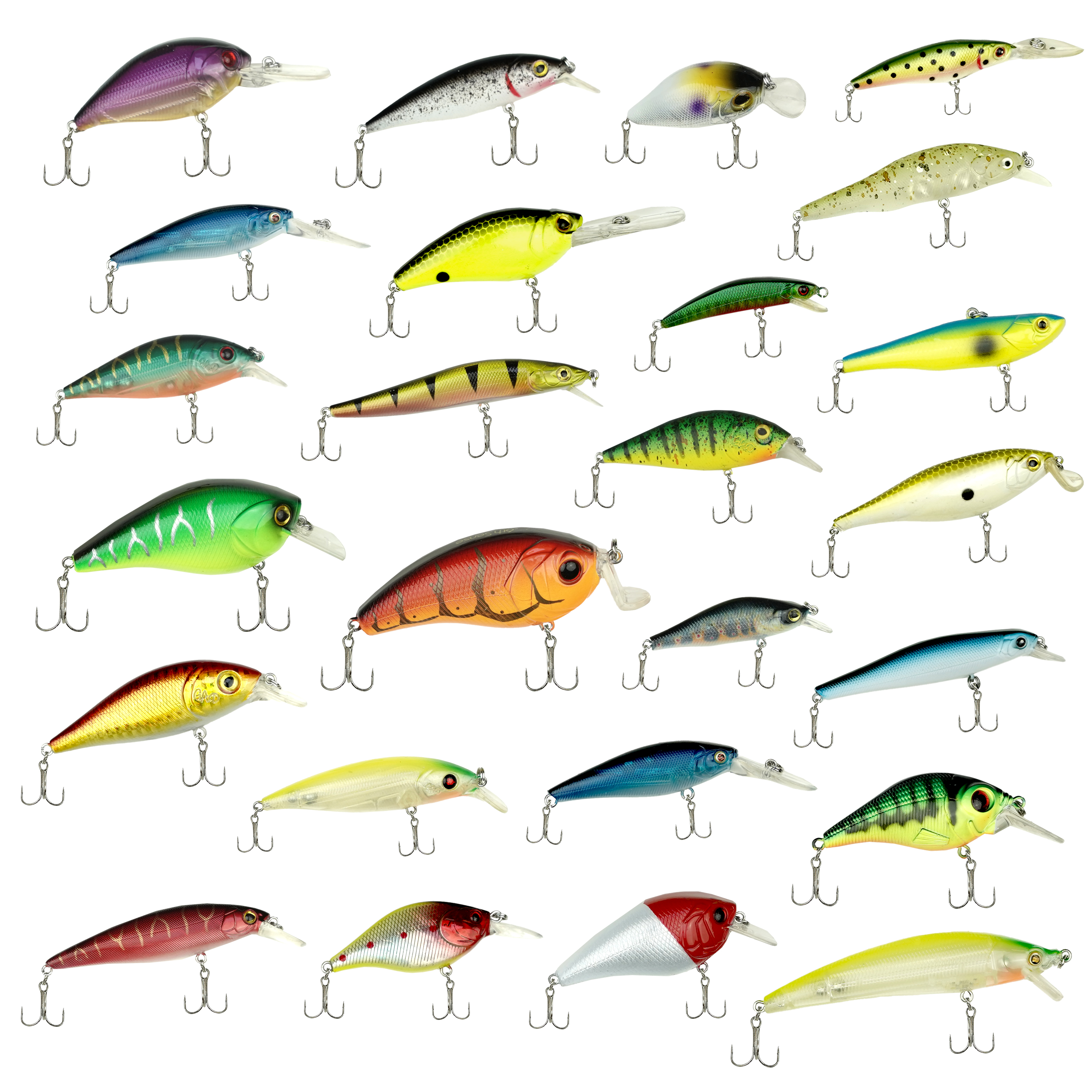 Fish-Xpro Köder-Set Wobbler -Set 25-teilig