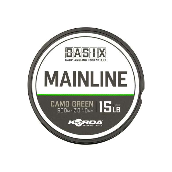 Korda Basix Mainline | Nylon Vislijn | 15lb | 0.40mm | 500m