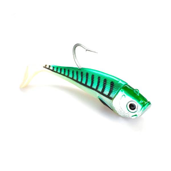 Team Deep Sea Saltwater Jig Shad | 24cm | 400g | 1 Kopf + 2 Shads Mackrele Spezial