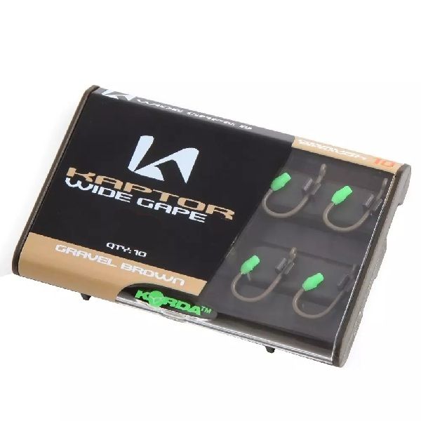 Kaptor Wide Gape - Gravel - # 10 - 10pcs - Hameçon