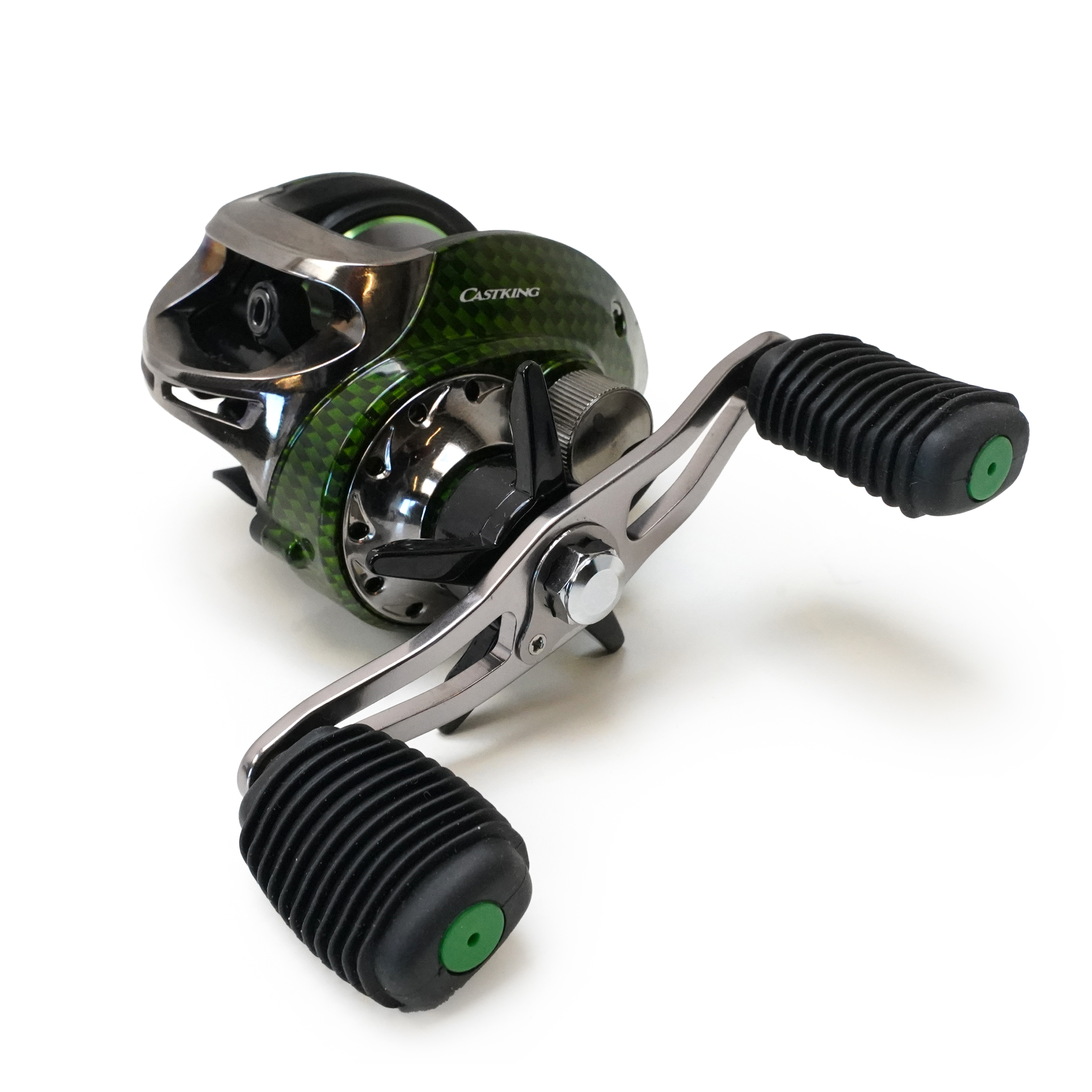 Traxis CastKing LH Baitcast Reel Carbon Green 