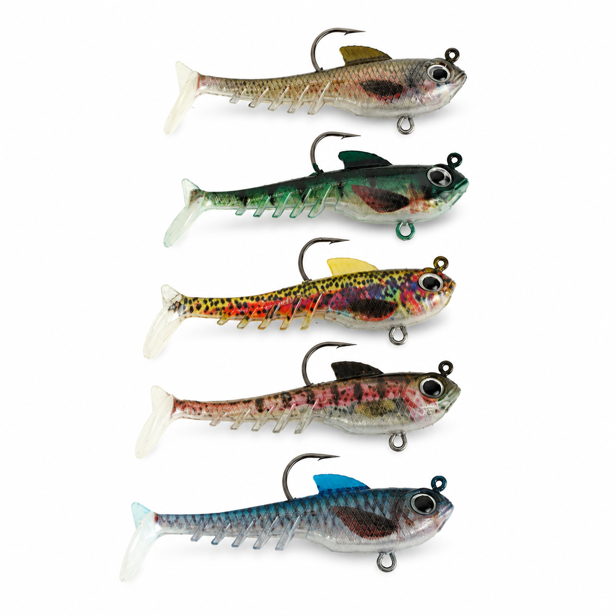 DLT LifeHybrid 10cm -13,5g Set 5pcs incl. Tackle Box