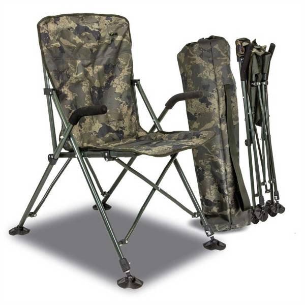 Solar Undercover Camouflage Foldable Easy Chair High | Opvouwbare Stoel