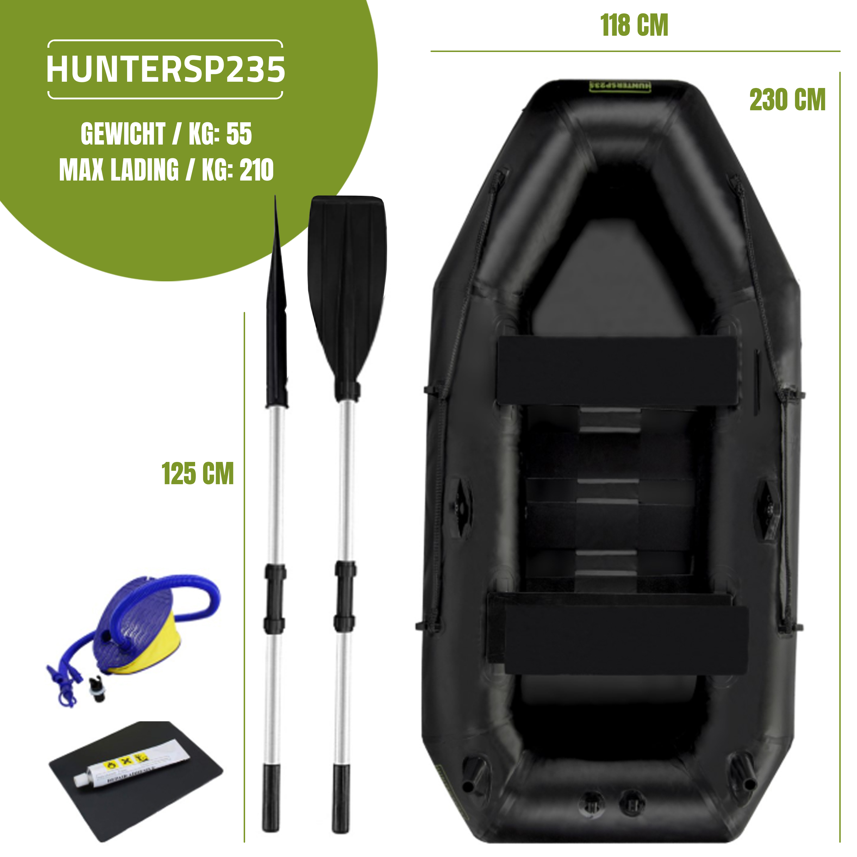 Eurocatch Fishing Hunter  Sp 235 - Schlauchboot
