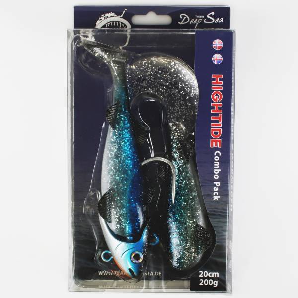 Team Deep Sea Gummifisch | Hightide Sea Shad  | Holographic Hering | 200g