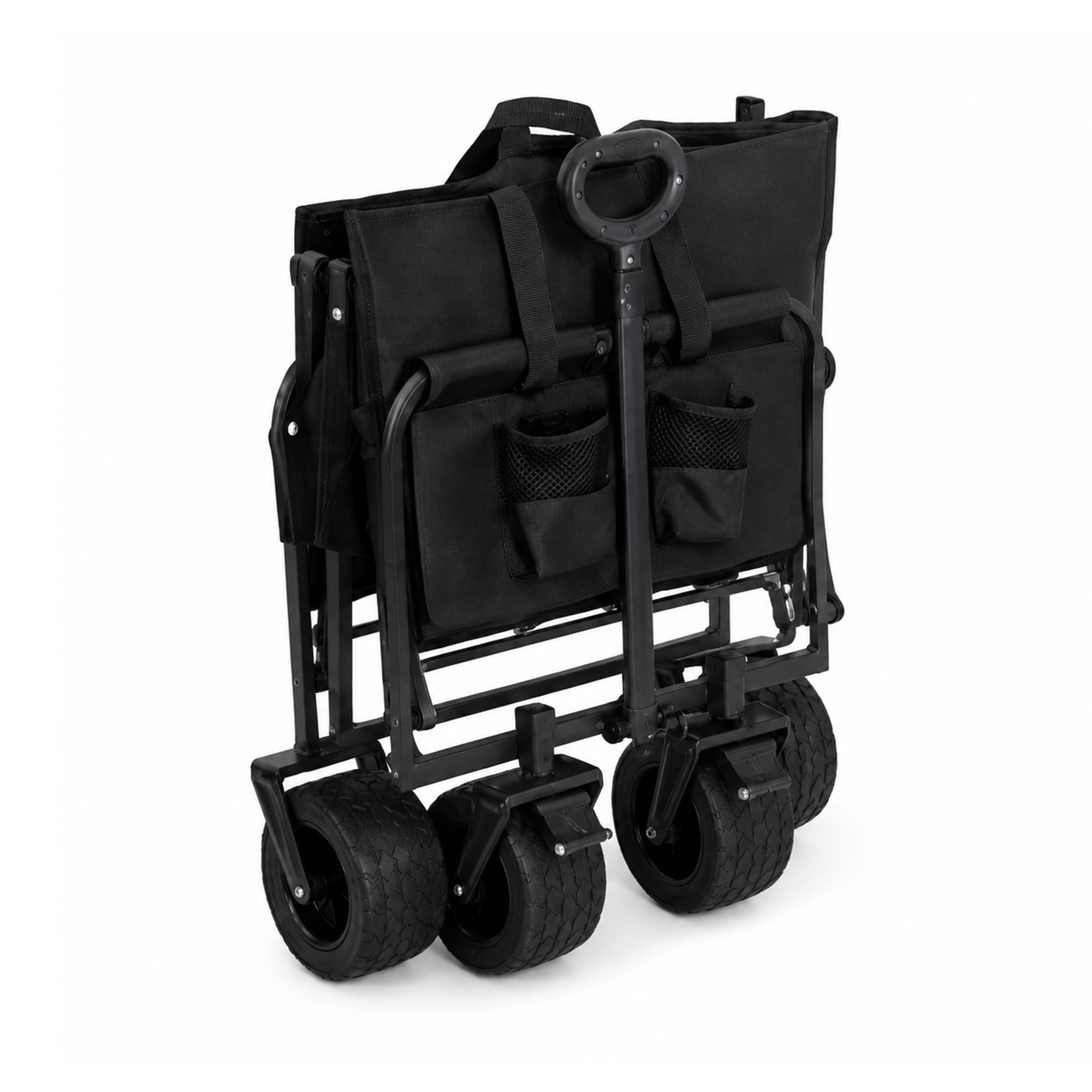 Eurocatch Folding Wagon - Seat&Sofa - 85x53x74cm - Black