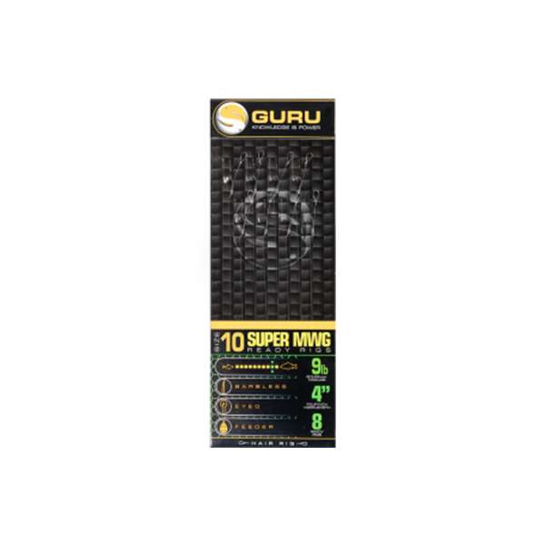 Guru SMWG Standard Hair | 4 Inch | Haakmaat 10 | 0.22mm | Onderlijn