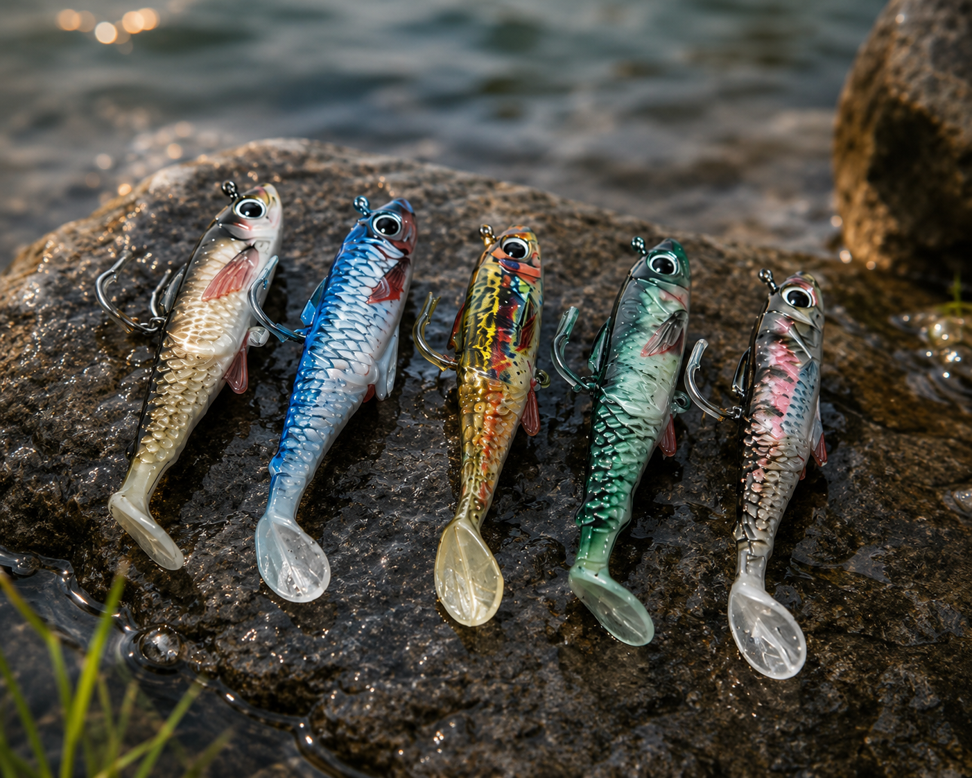Fish-Xpro Flash Lure Set - 8,5cm - 18g - Set 5pcs - incl Tackle Box