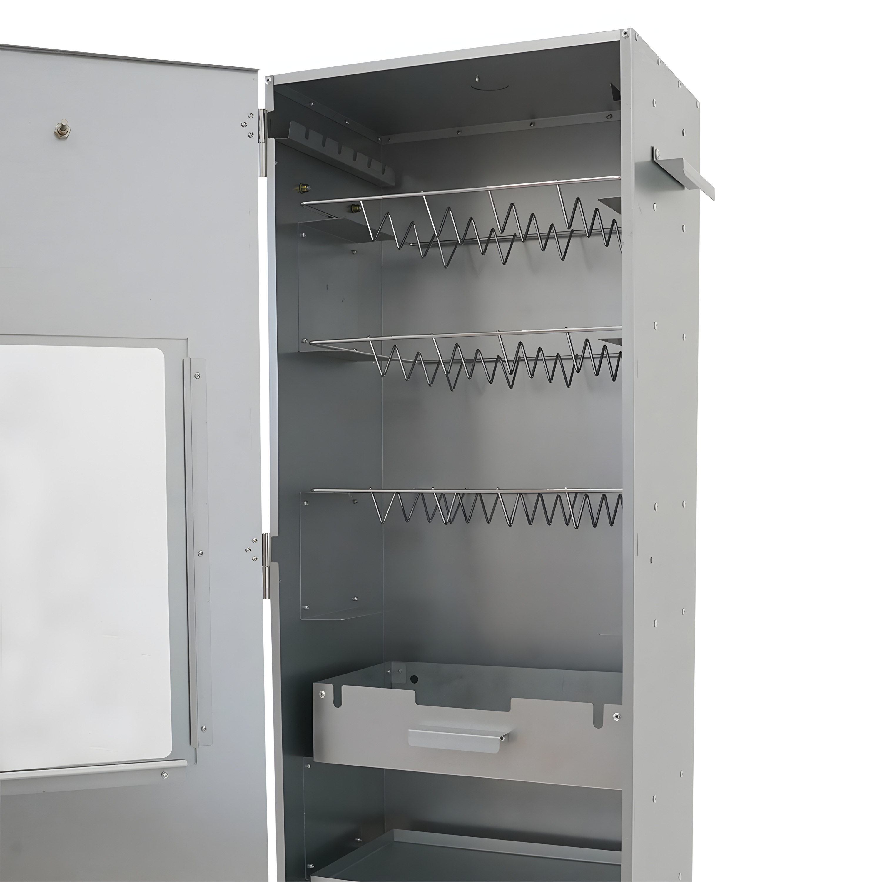 EuroCatch Rookoven  Big One - 120x44x28cm - Incl. Thermometer - Rookhaken - RVS Roosters