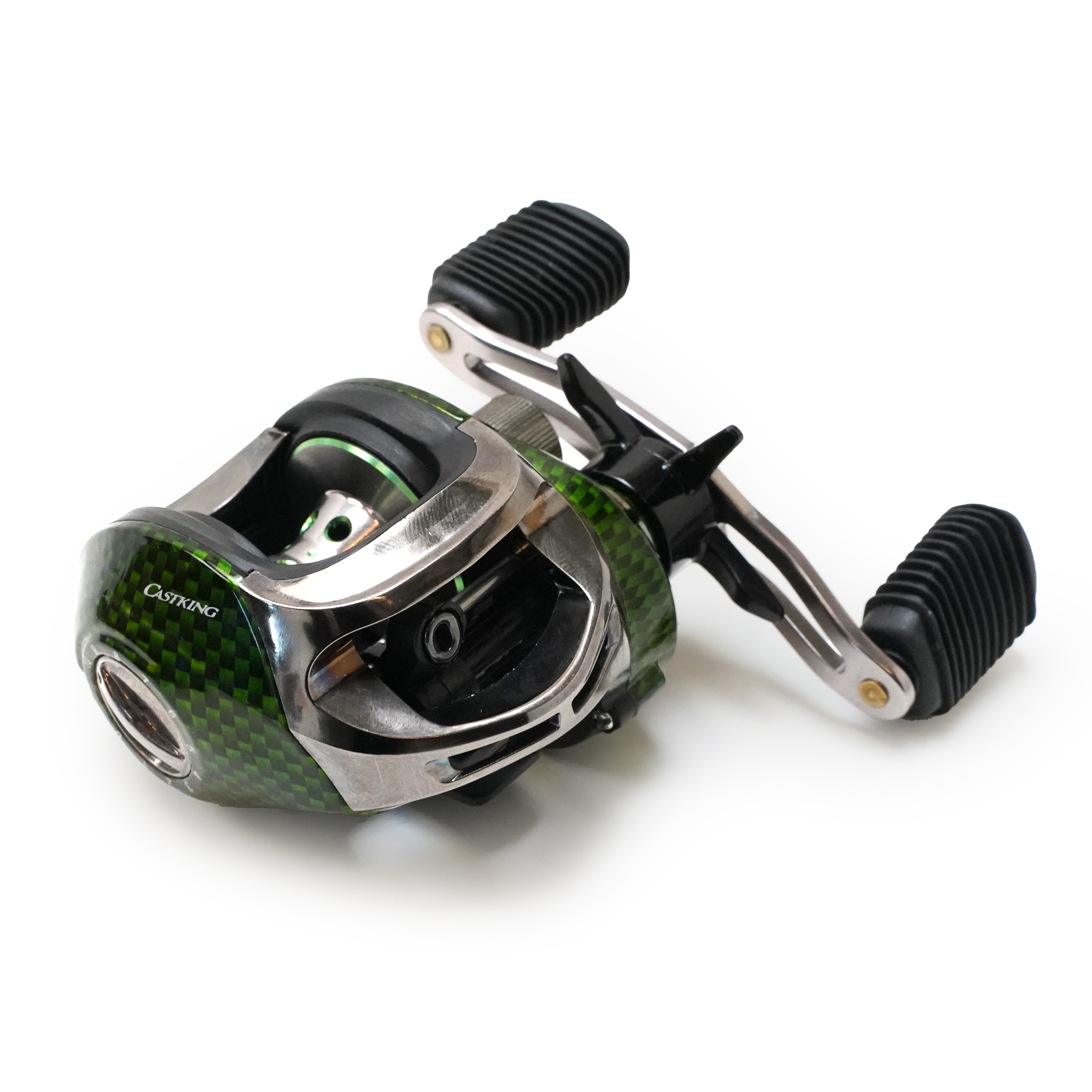 Traxis CastKing LH Baitcast Reel Carbon Green 