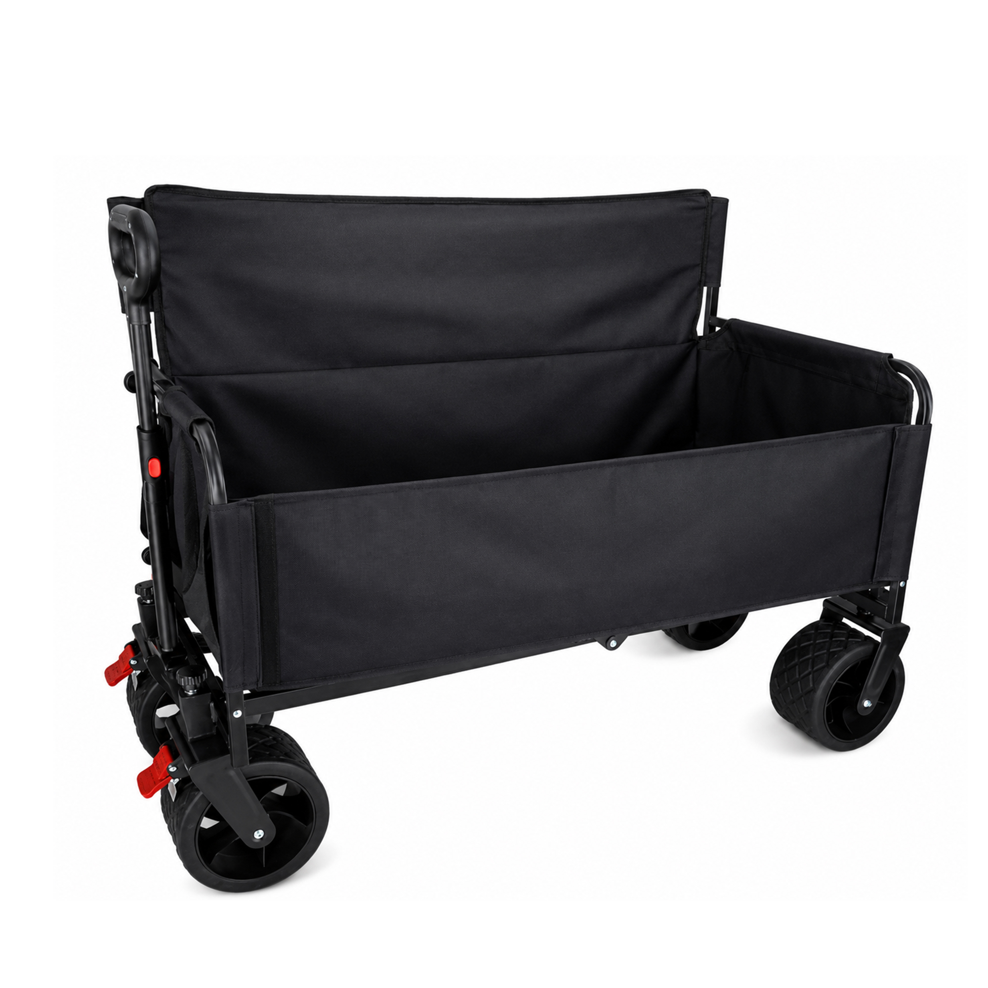 Eurocatch Folding Wagon - Seat&Sofa - 85x53x74cm - Black
