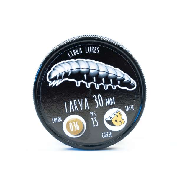 Libra Lures Larve | Coffee Milk | 3cm | 15 Stuks