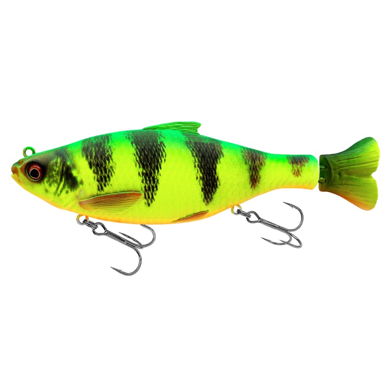 Savage Gear 3D Hard Pulsetail Roach | Langsames Sinken | Feuertiger | 13,5 cm | 40g | Schwimmköder