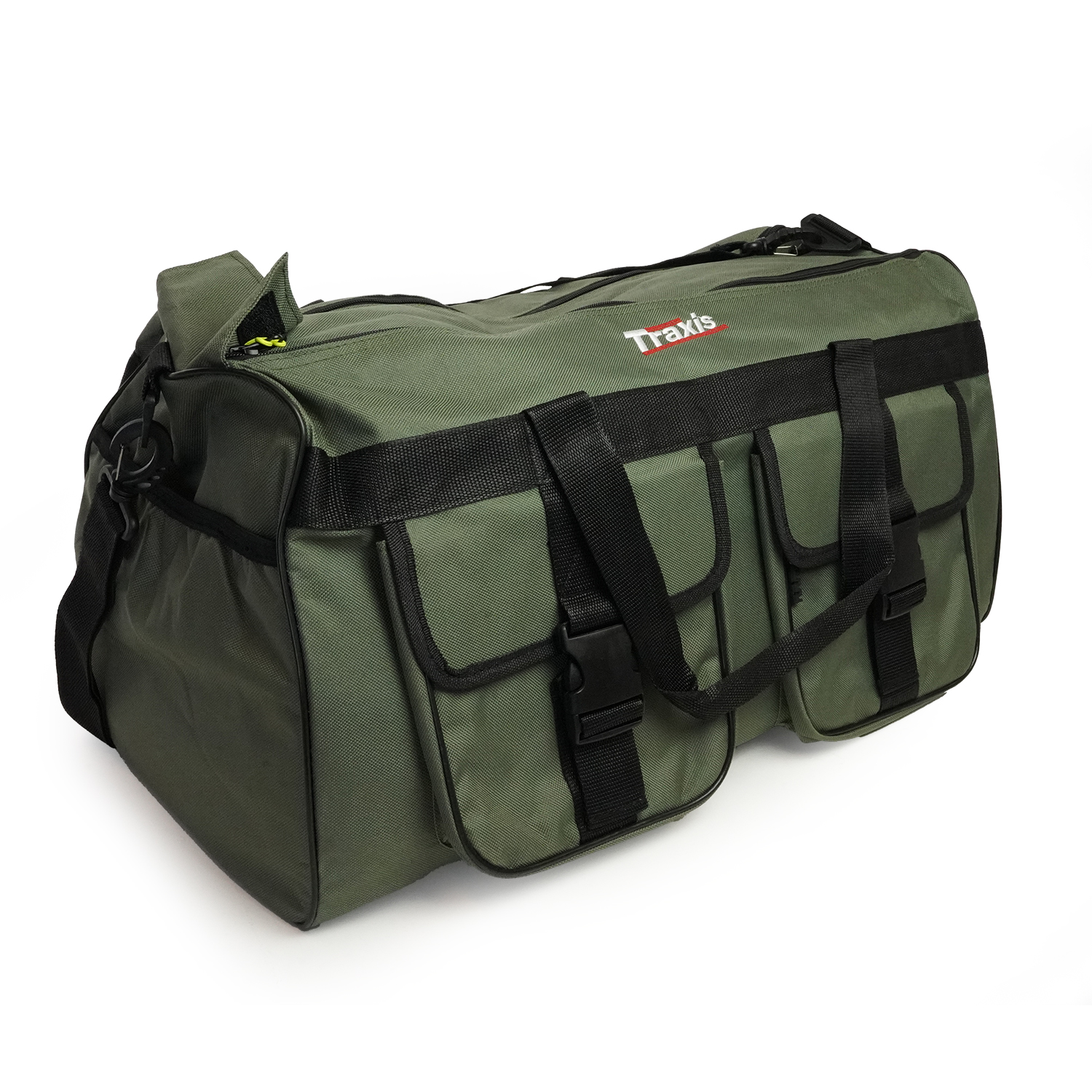 Ensemble de sacs de pêche Traxis - Fourre-canne - Sac de pêche - Vert - Carryall - 12ft Holdall