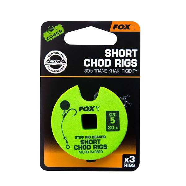 Fox Edges Arma Point Stiff Rig Beaked Chod Rigs | Short | 30lb | Haakmaat 5