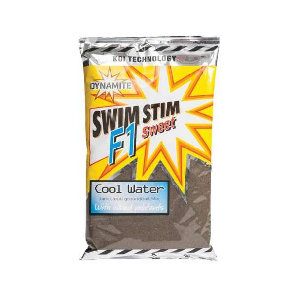 Dynamite Baits Swim Stim | F1 Dark Cool Water Groundbait | 800g