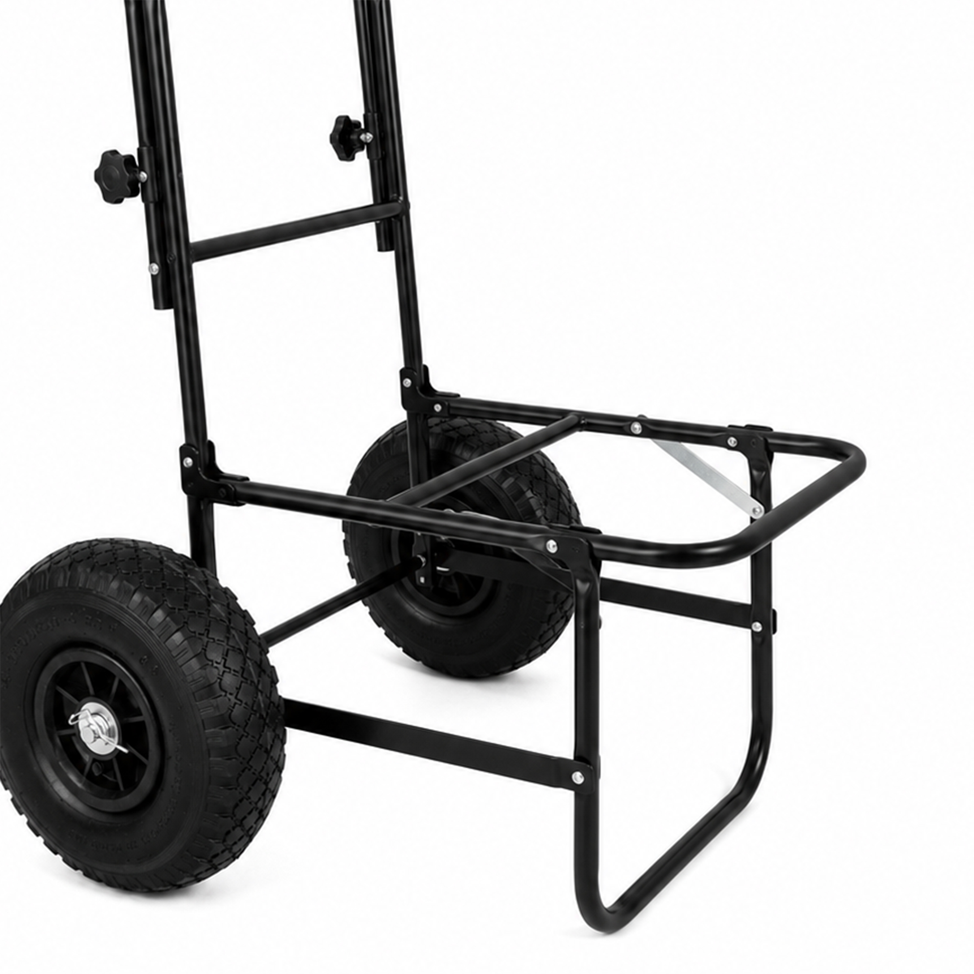 Eurocatch Transportkar met Uitschuifbaar Handvat | Viskar | Trolley | Strandkar | 100x40x31cm 