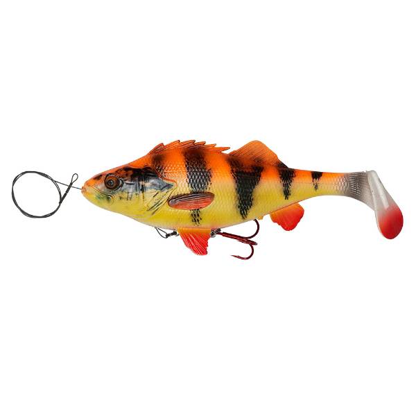 4D Line Thru Perch Shad 20cm 100g Slow Sink Albino