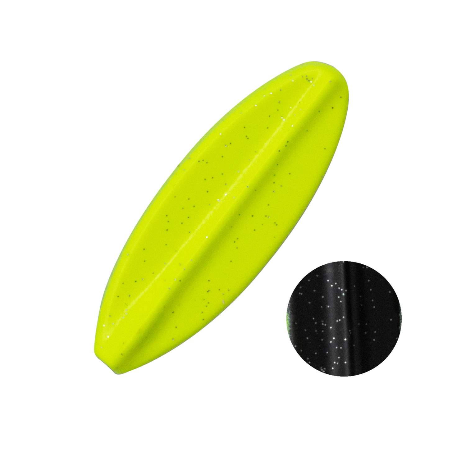 Troutlook - Hurricane - Inline Spoon - 4cm - 3,5gr - Black/Yellow UV