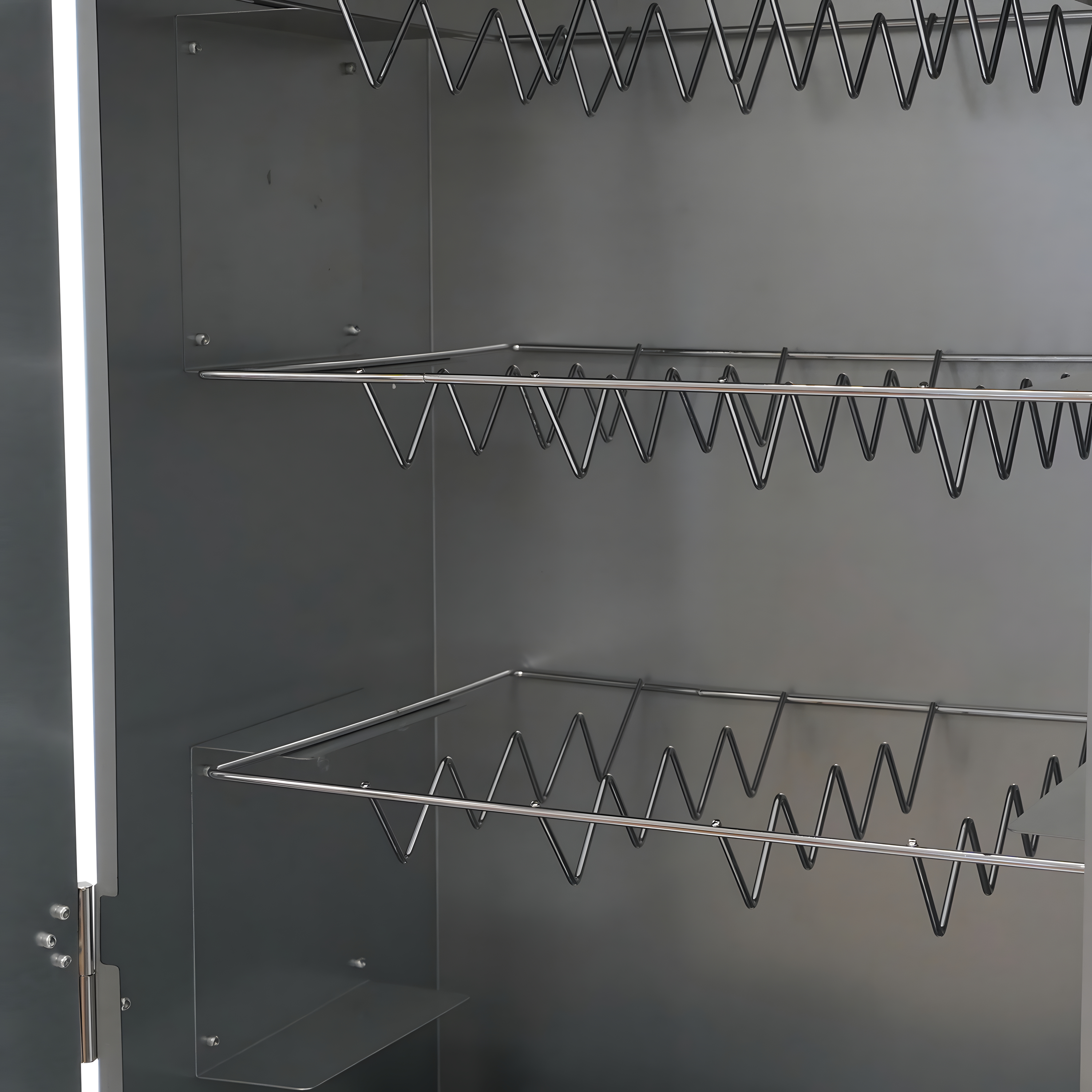 EuroCatch Rookoven  Big One - 120x44x28cm - Incl. Thermometer - Rookhaken - RVS Roosters