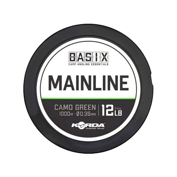 Korda Basix Mainline | Nylon Vislijn | 12lb | 0.35mm | 1000m