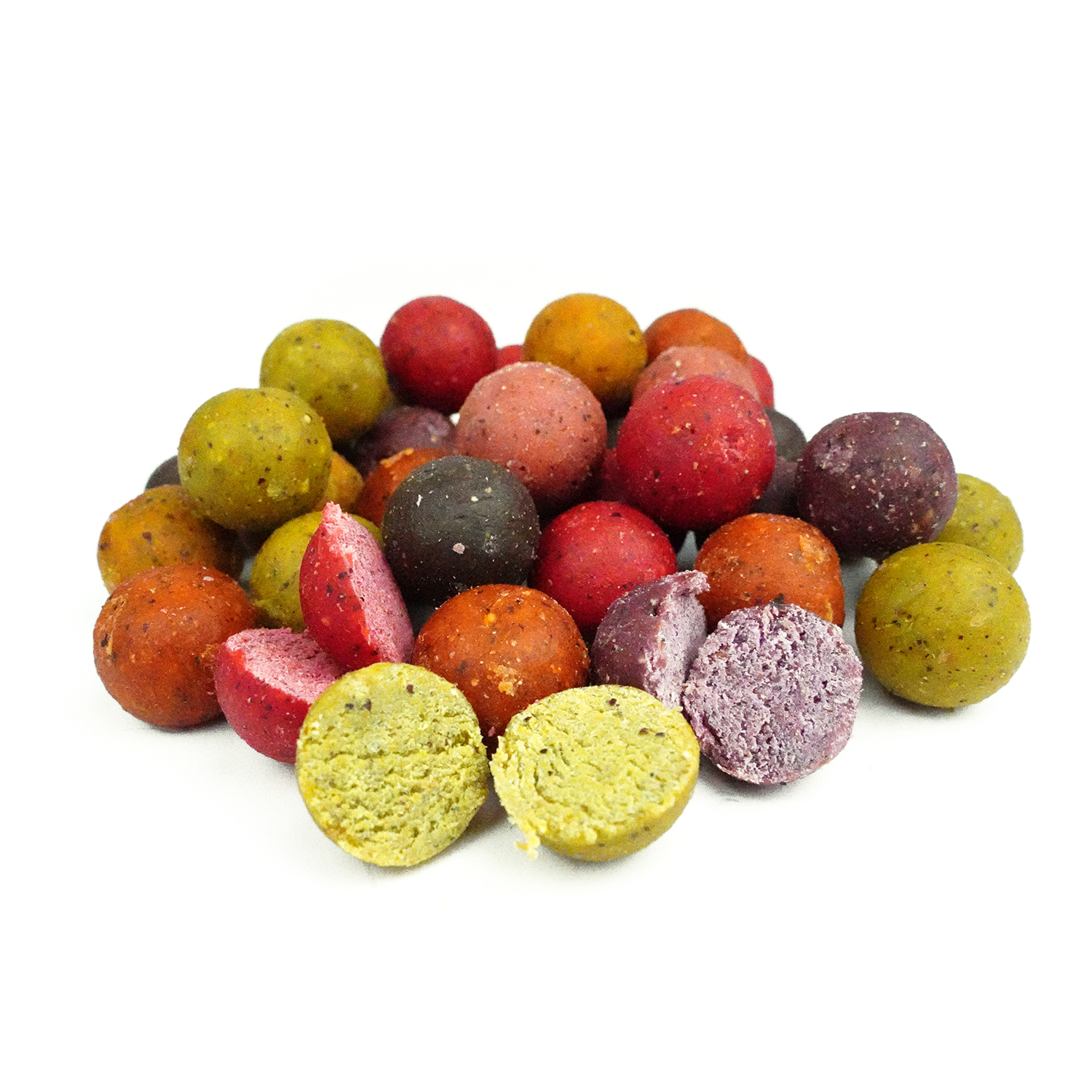 Tasty Baits - Mixed Voerboilies-  20mm - 15kg - Karper Aas - Karper Aas - Karper vissen