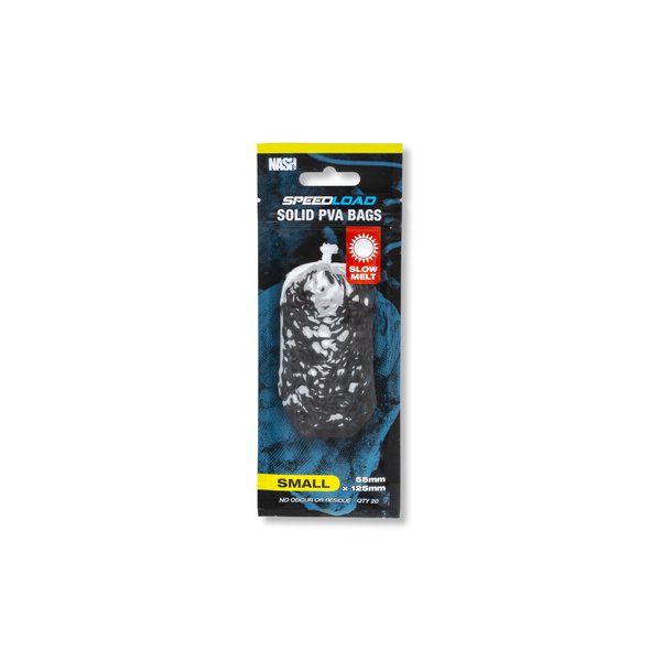 Nash - Speedload - Solid PVA Bags - Slow Melt - Small
