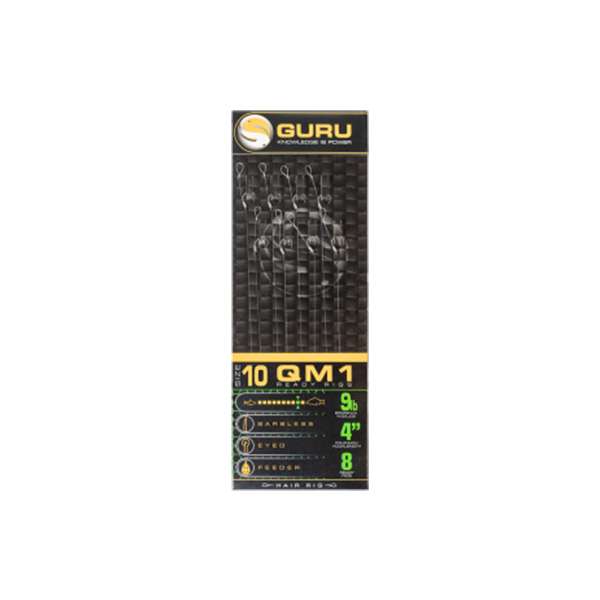 Guru QM1 Standard Hair | 4 Inch | Haakmaat 10 | 0.22mm | Onderlijn