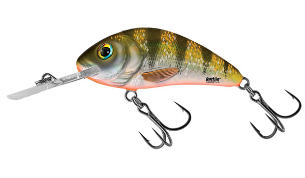 Salmo Rattlin' Hornet Floating - 6,5cm - Yellow Holographic Perch