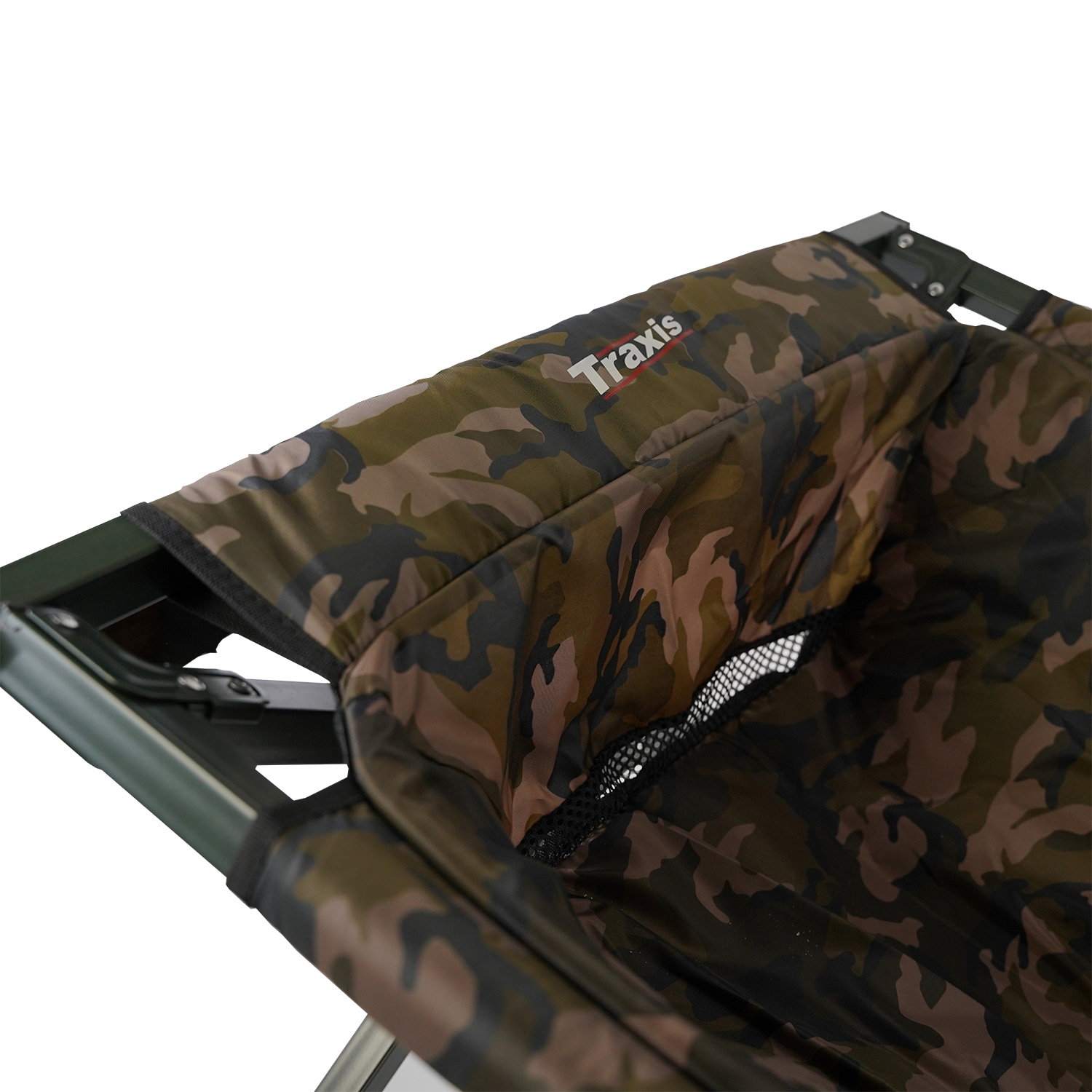 Traxis Camouflage | Cradle XXL | Abhakmatte | Klappbare Rahmen || Afm. L120 x B70 x H47cm
