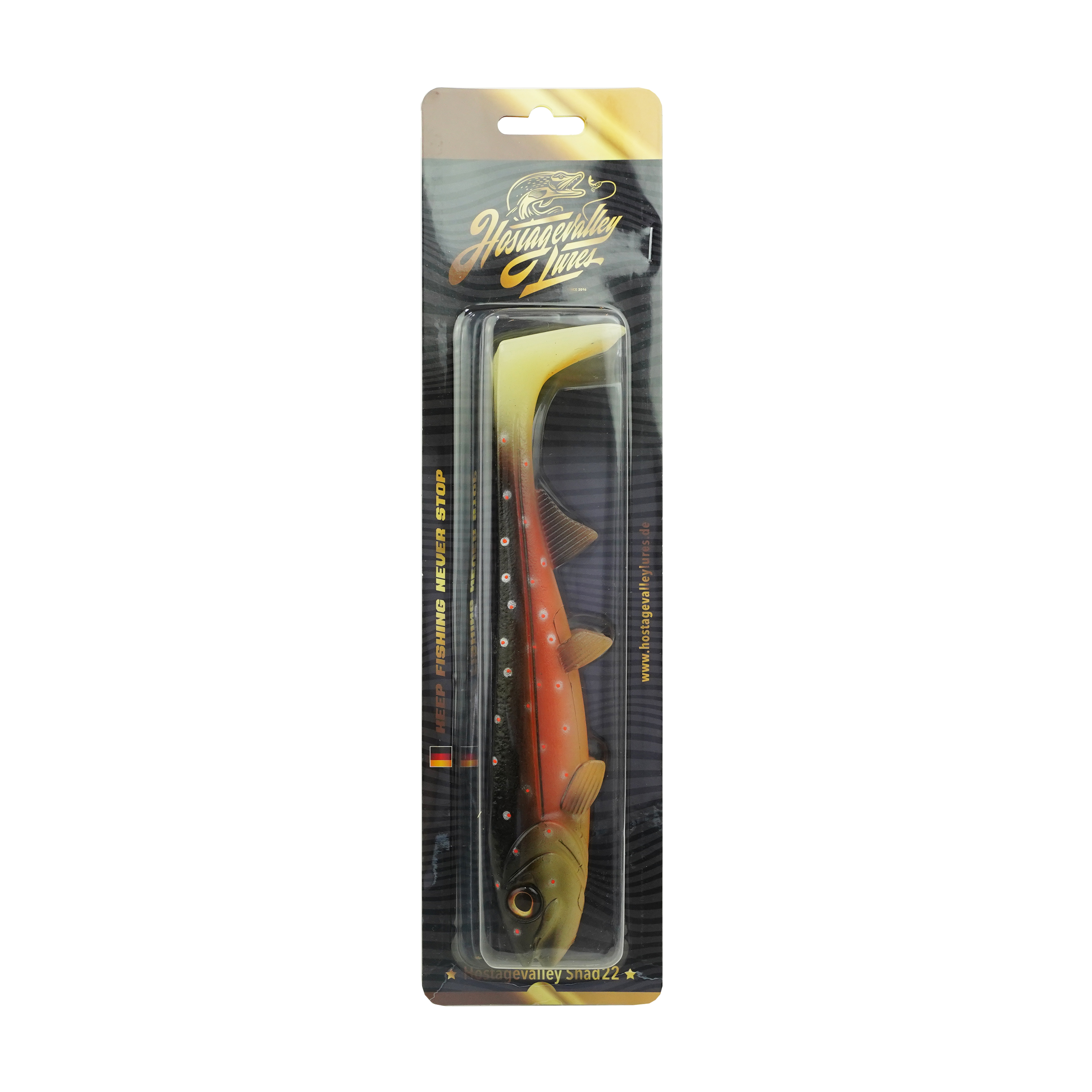 Hostagevalley Shad - UV Saibling - 22cm