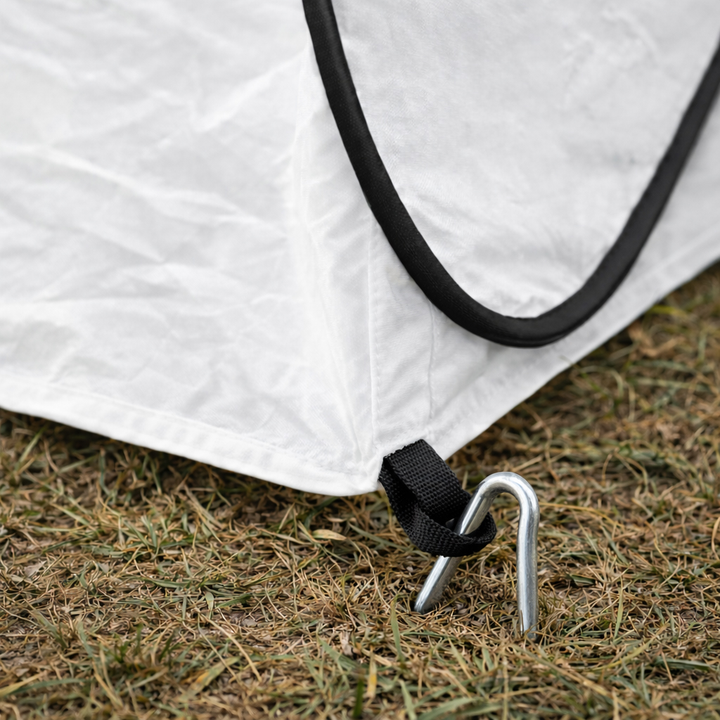 Eurocatch Festival Tent - Wit - 200x 130cm Waterproof - 210D Oxford